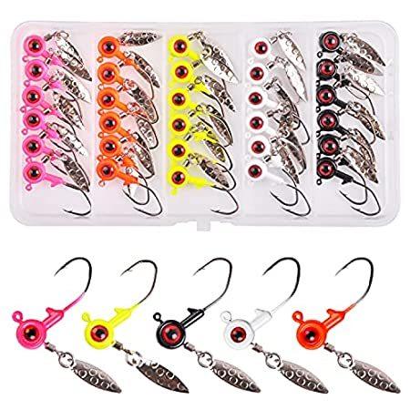 買い誠実 クラッピージグヘッドキット 並行輸入品 1 16オン バストラウト用 ペイントメタルジグ