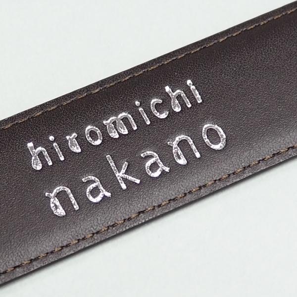hiromichi nakano（ヒロミチナカノ） メンズベルト チョコ 301-21