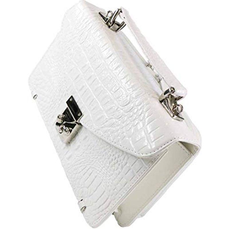 大阪値下げ ホワイト 長財布 メンズ 財布 バッグ 一体 一体型 財布カバン 本革 牛革 クロコダイル 型押し クロコ 大型 大きい おおきい 大容量 廉価販売中 Ssl Daikyogo Or Jp