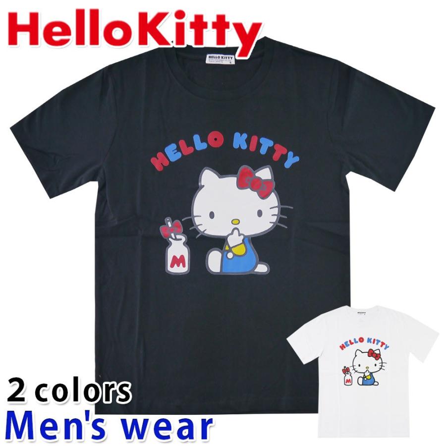 ハロー キティ 半袖 Tシャツ メンズ キティちゃん サンリオ グッズ 猫  