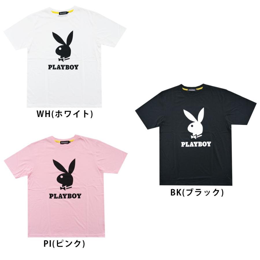 PLAYBOY プレイボーイ 半袖 Tシャツ メンズ プリント グッズ 雑誌 メール便送料無料 SPPB-12206A｜yshop-hobbys｜04