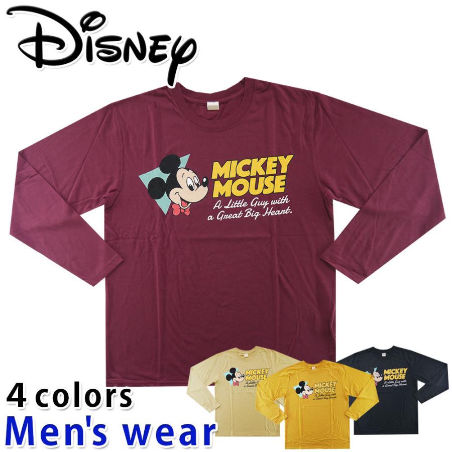 ディズニー 長袖 Tシャツ メンズ ミッキー マウス Disney グッズ ネズミ メール便送料無料 M セレクトショップhobbys ヤフー店 通販 Yahoo ショッピング