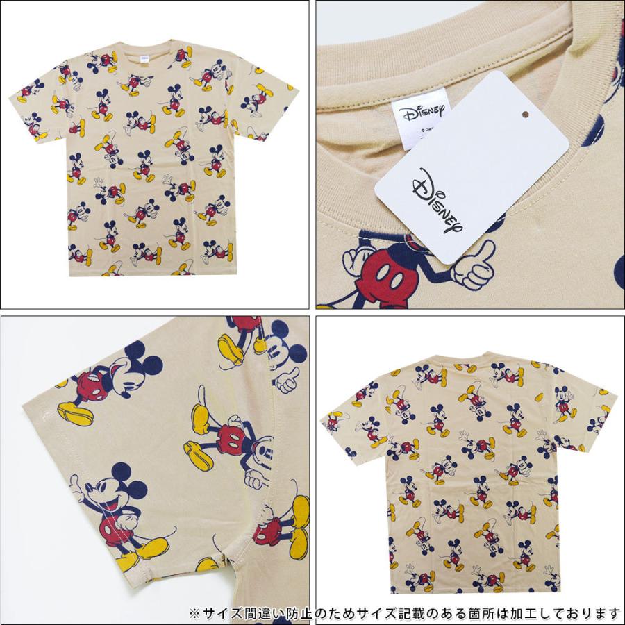USA製 Disney MGM Mickey ミッキーマウス 総柄 Tシャツ 1980s Disney MGM STUDIOS ミッキー総柄Tシャツ 実寸L - 古着屋HamburgCafe