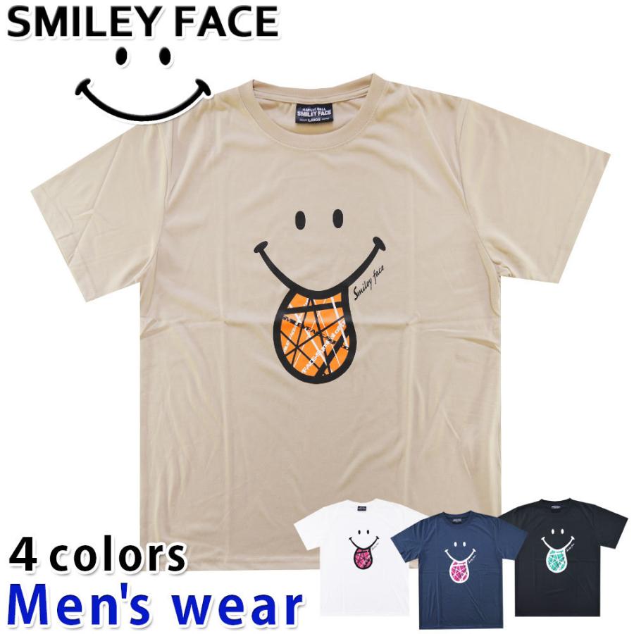 スマイル ニコちゃん 半袖 Tシャツ メンズ スマイリー SMILE グッズ