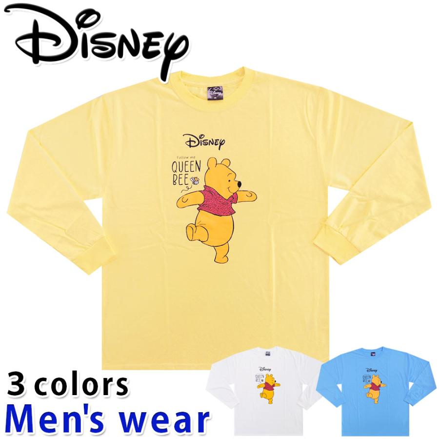 ディズニー 長袖 Tシャツ メンズ くまの プーさん ワイド アニメ