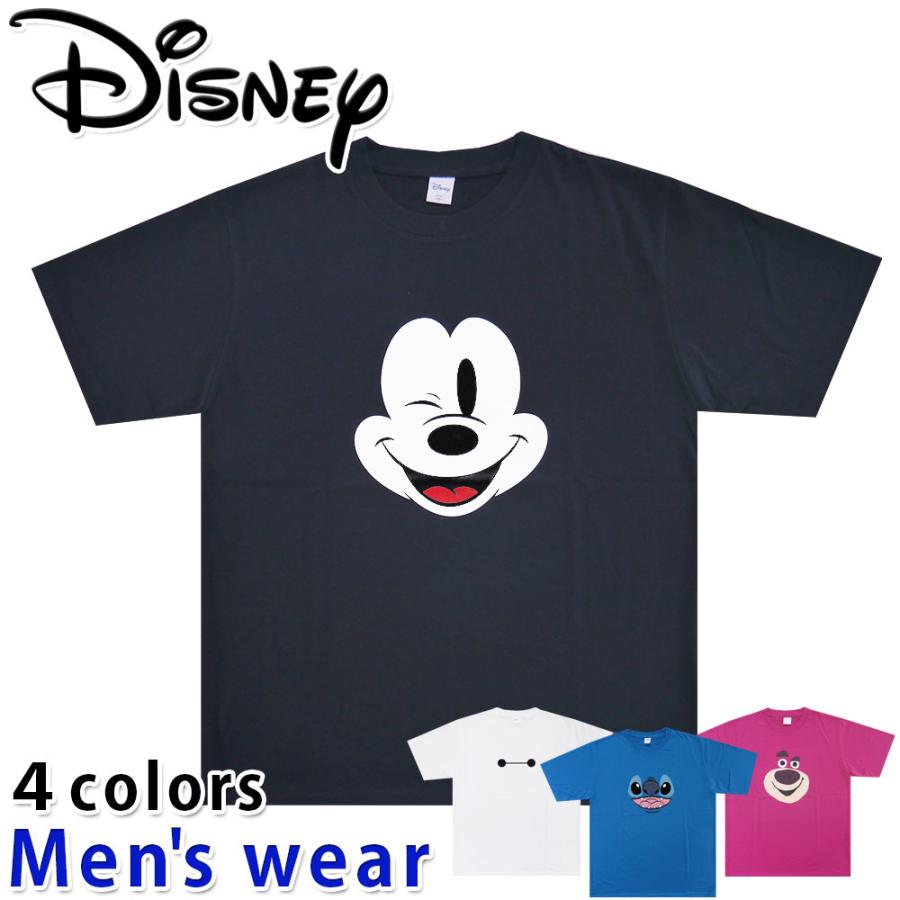 ディズニー 半袖 Tシャツ メンズ ミッキー トイストーリー スティッチ