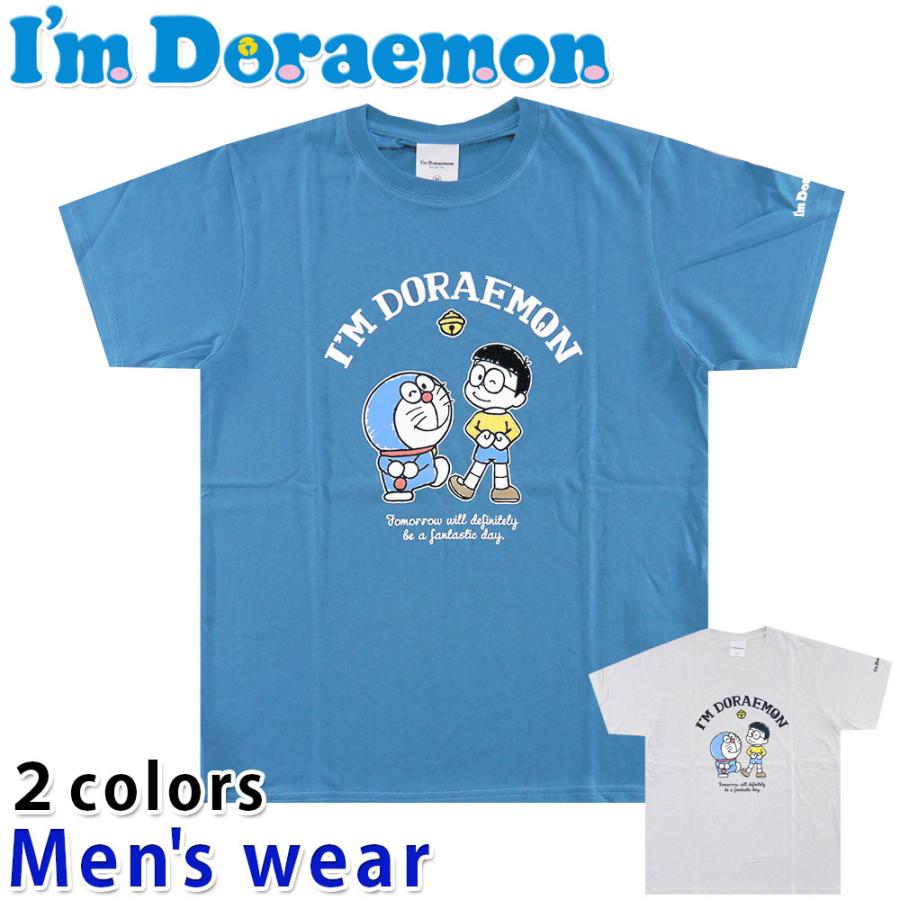 アニメTシャツ　のび太 ドラえもん 半袖 Tシャツ メンズ のび太 アニメ キャラクター プリント