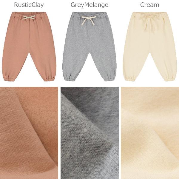 オーガニックコットン ベビー トラックパンツ Gray Label_4