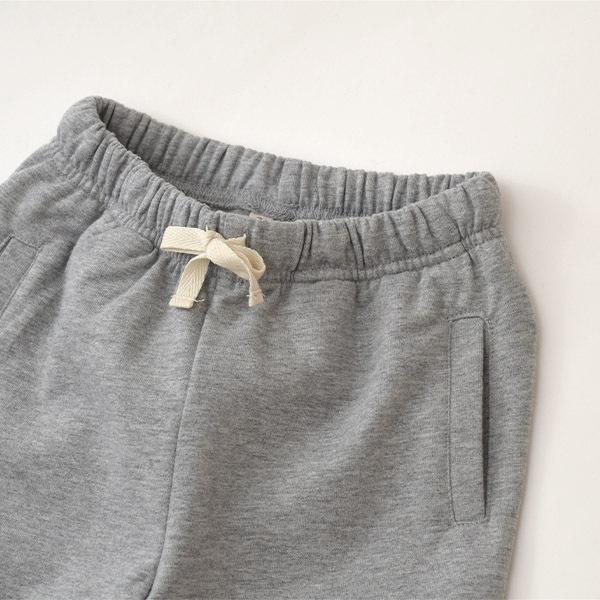 オーガニックコットン ベビー トラックパンツ Gray Label_6