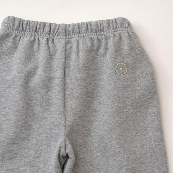 オーガニックコットン ベビー トラックパンツ Gray Label_8