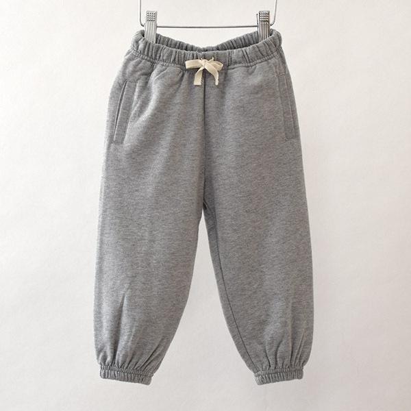 オーガニックコットン ベビー トラックパンツ Gray Label_2