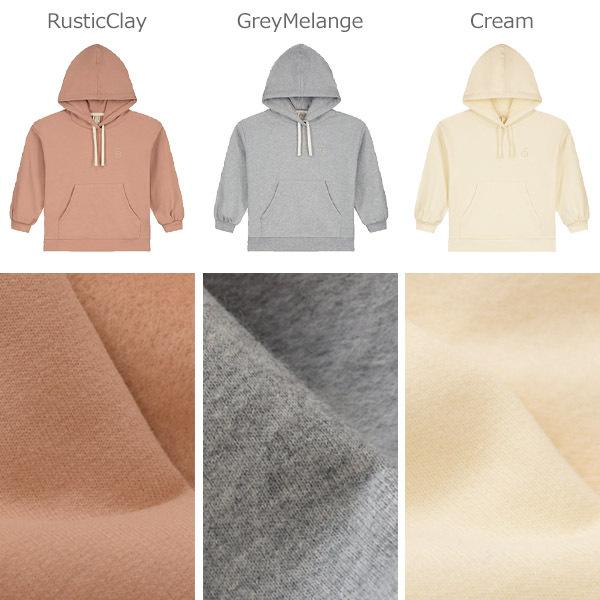 【SALE／20%OFF】 オーガニックコットン キッズ  プルパーカー Gray Labelの画像