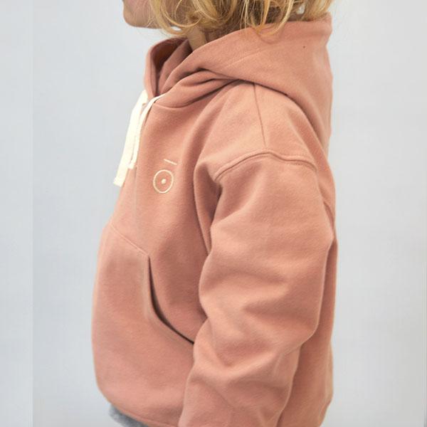 【SALE／20%OFF】 オーガニックコットン キッズ  プルパーカー Gray Labelの画像