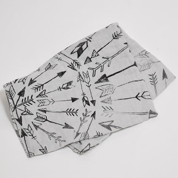 オーガニックコットン モスリンスワドルScarf Faded Arrows コベテッドシングス おくるみ 出産祝い ブランケット｜yshopharmo｜08