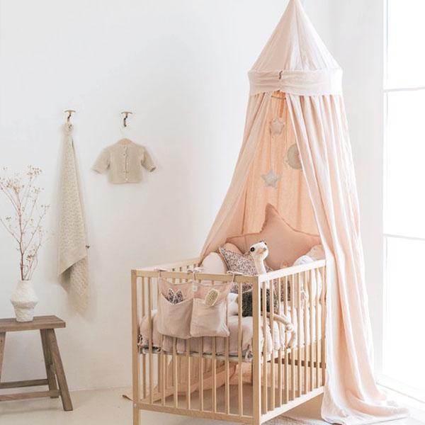 オーガニックコットン ベビーベッド用ライナーLittleCloud BabyShower