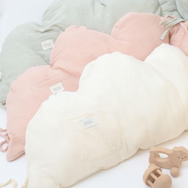 オーガニックコットン ベビーベッド用ライナーLittleCloud BabyShower
