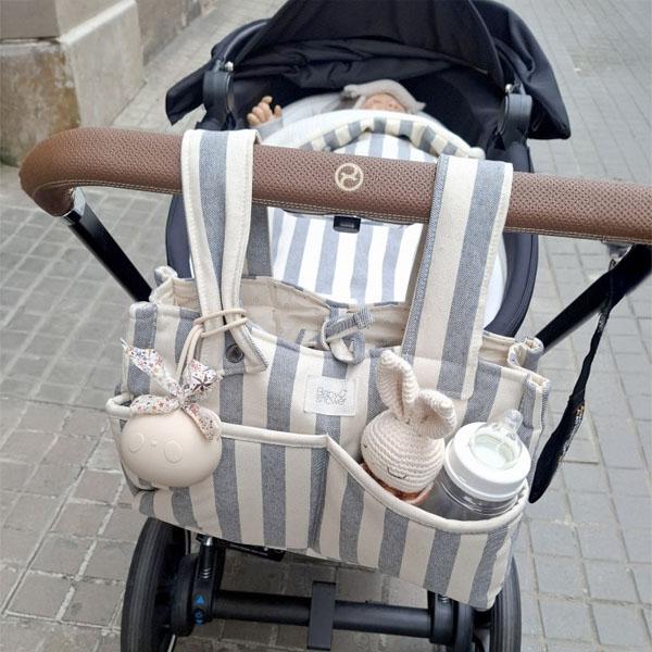 オーガニックコットン コンパクトストローラーバッグAUDREY Babyshower_4
