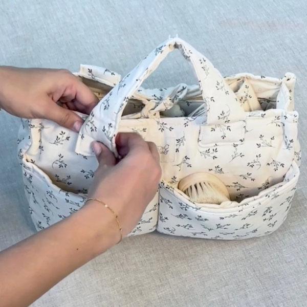 オーガニックコットン コンパクトストローラーバッグAUDREY Babyshower_11