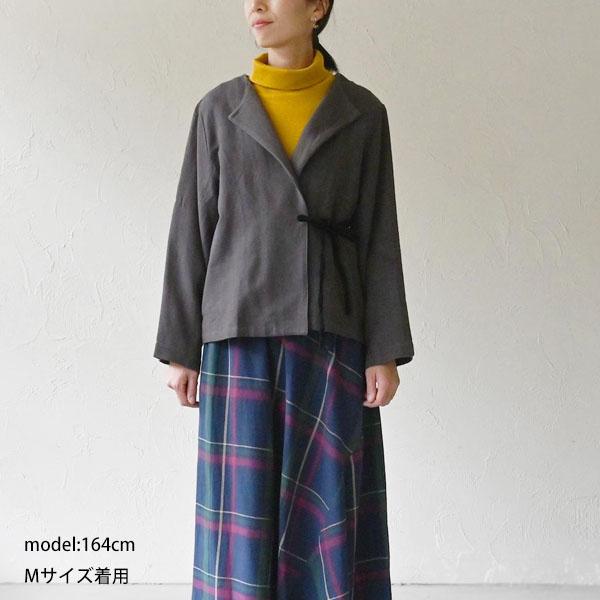 シサム工房 オーガニックコットン タートルネックトップ sisam 