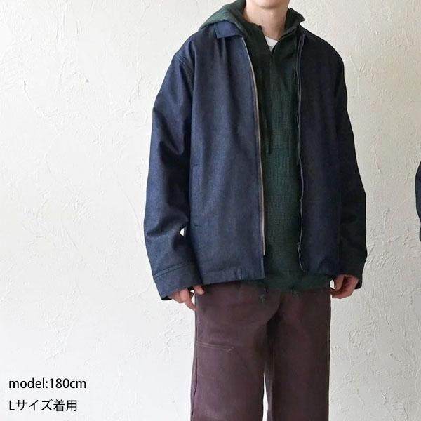 オーガニックコットン デニムジップアップジャケット sisam シサム工房 