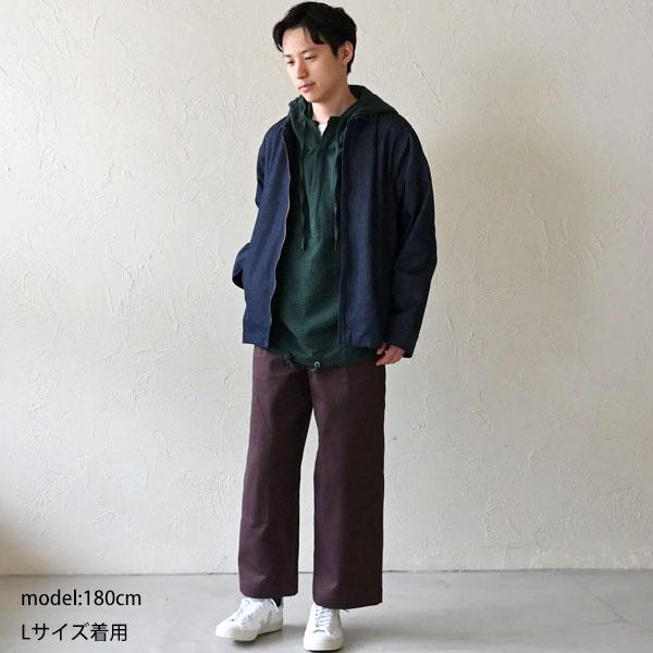 オーガニックコットン デニムジップアップジャケット sisam シサム工房 