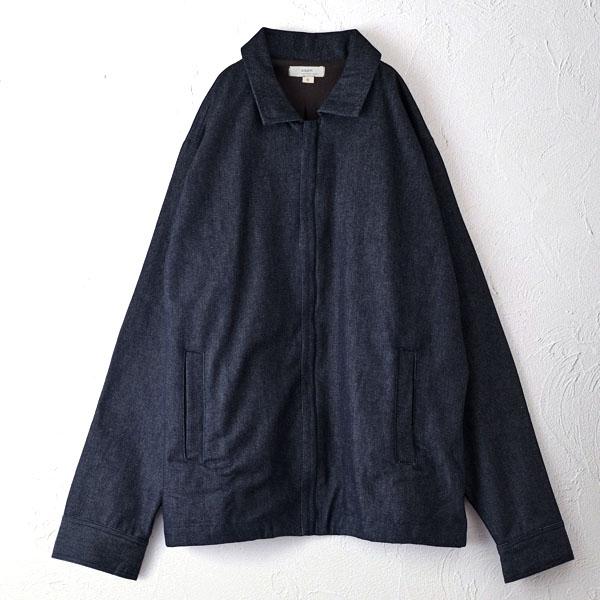 オーガニックコットン デニムジップアップジャケット sisam シサム工房 