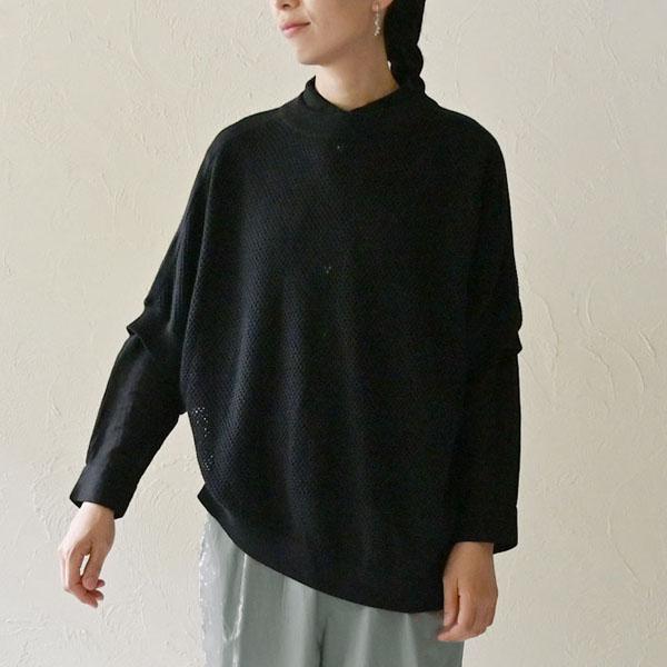オーガニックコットン メッシュニットトップス sisam シサム工房 