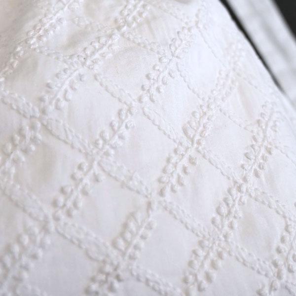 オーガニックコットン 手刺繍リボンサック sisam シサム工房_4