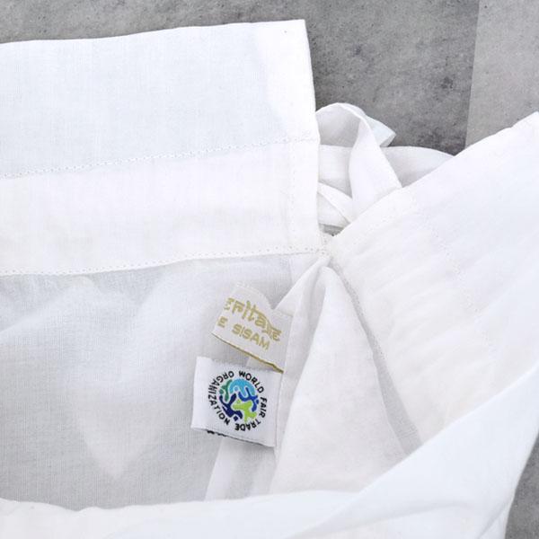 オーガニックコットン 手刺繍リボンサック sisam シサム工房_7
