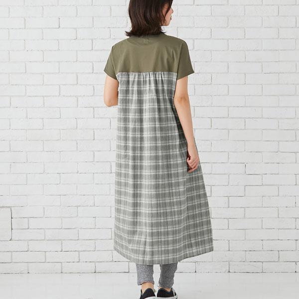オーガニックコットン バックプリントワンピース モーハウス_13