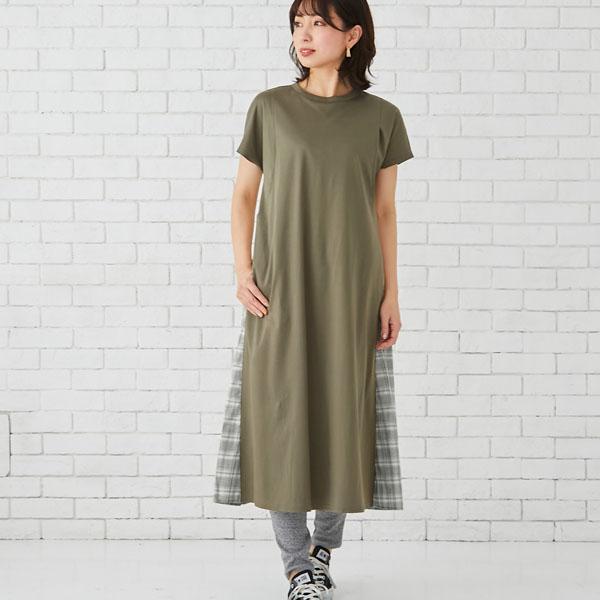 オーガニックコットン バックプリントワンピース モーハウス_16