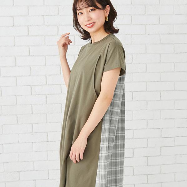 オーガニックコットン バックプリントワンピース モーハウス_6