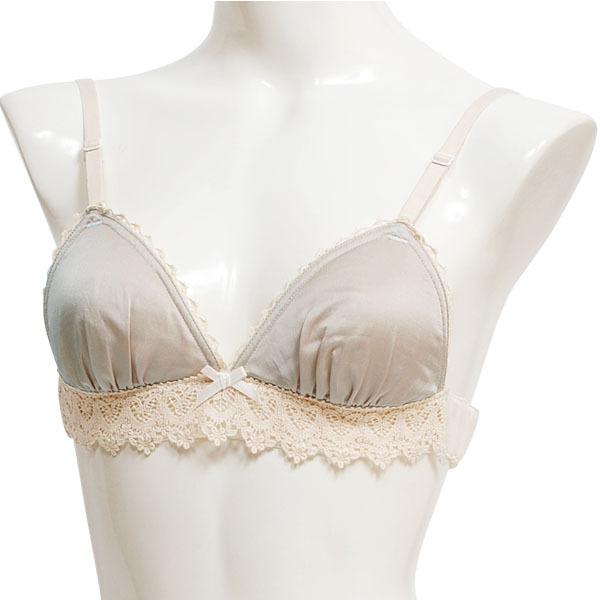 nanadecor ナナデェコール オーガニックコットン＆シルクブラ オーガニックコットン&シルクブラ nanadecor ナナデコール