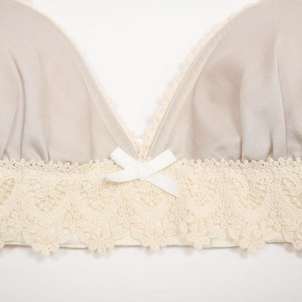 オーガニックコットン&シルクブラ nanadecor ナナデコール