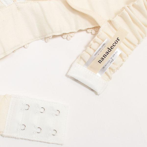 nanadecor ナナデェコール オーガニックコットン＆シルクブラ オーガニックコットン&シルクブラ nanadecor ナナデコール