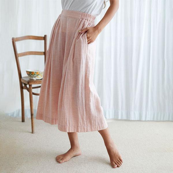 オーガニックコットン ローズマリーガーゼキュロット nanadecor - 通販