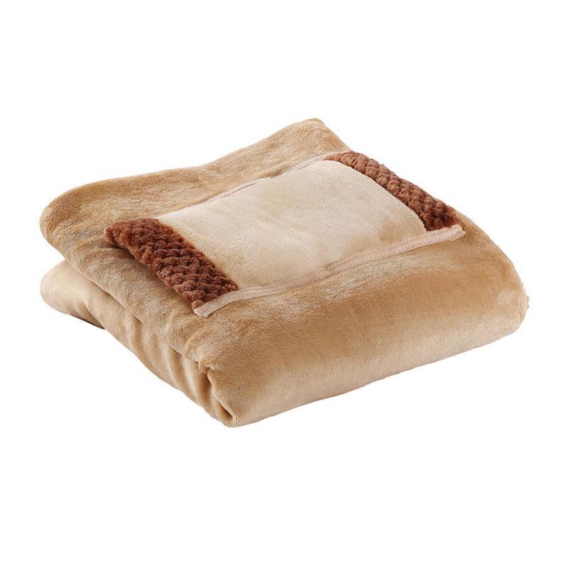 あったか USB給電式 発熱 ブランケット 電気マット ひざ掛け ヒーター