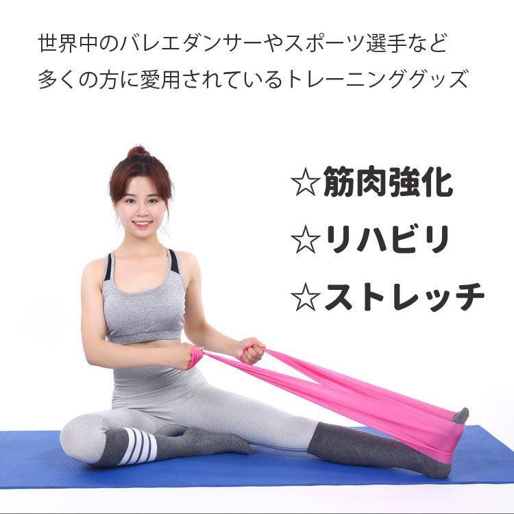 ストレッチ エクササイズ トレーニング ストレッチバンド TPE素材 耐久性と弾力 エクササイズ 筋トレ