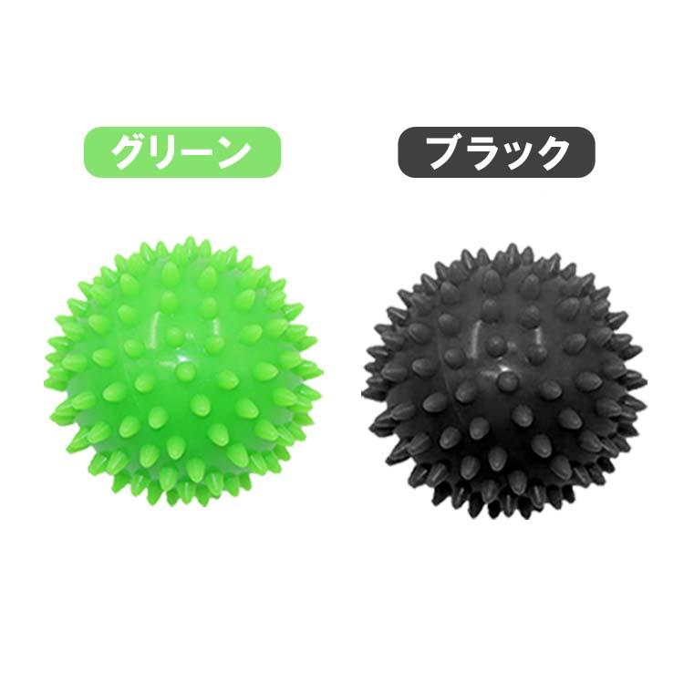 ストレッチボール マッサージボール 75mm 硬い トゲトゲ ウニ型 ヨガ