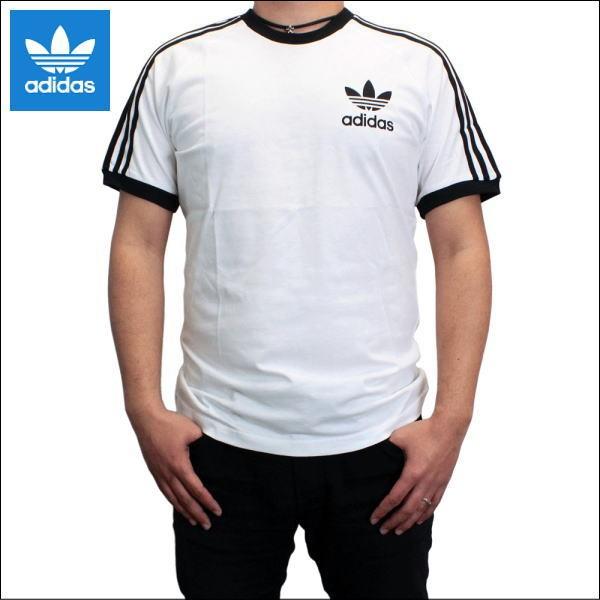 アディダス Tシャツ　adidas Originals　(アディダス オリジナルス)　メンズ 半袖Tシャツ　クルーネック トレフォイル ロゴTシャツ　(WHITE/BLACK)　AJ8833｜ysk-style｜02