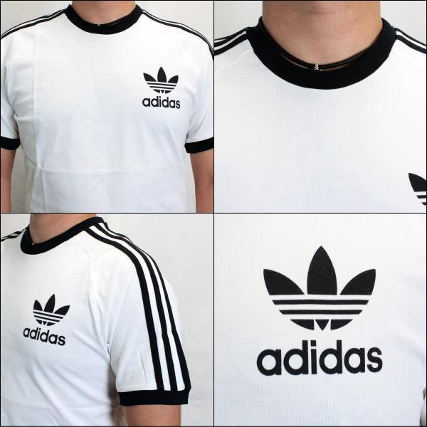 アディダス Tシャツ　adidas Originals　(アディダス オリジナルス)　メンズ 半袖Tシャツ　クルーネック トレフォイル ロゴTシャツ　(WHITE/BLACK)　AJ8833｜ysk-style｜04