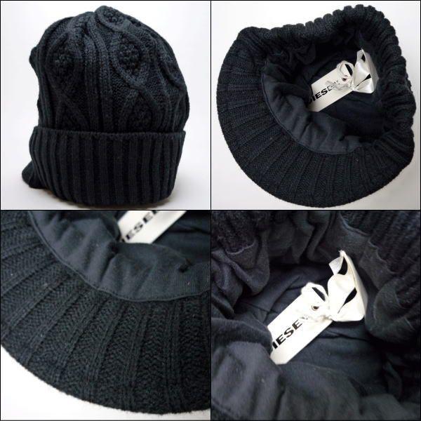 DIESEL DIESEL(ディーゼル) ツバ付きニットキャップ KIPPERYX DIESEL DIESEL(ディーゼル) ツバ付きニットキャップ KIPPERYX