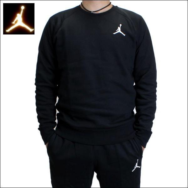 ジョーダン トレーナー　NIKE JORDAN (ナイキ ジョーダン)　メンズ スウェットシャツ　スウェット クルーネック トレーナー　 (BLACK/WHITE)　688997-010