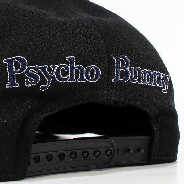 サイコバニー キャップ Psycho Bunny メンズ 刺繍キャップ 帽子 バニー グラフィック ロゴ 刺繍 刻印 ロゴ キャップ ベースボール キャップ B6A378G1HT-001｜ysk-style｜03