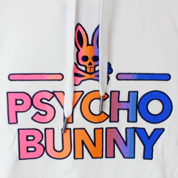 サイコバニー パーカー Psycho Bunny メンズ フーディー バニー グラフィック ロゴ刺繍 高級コットン プルオーバー フーディー  ラグランスリーブ B6H213S1FT