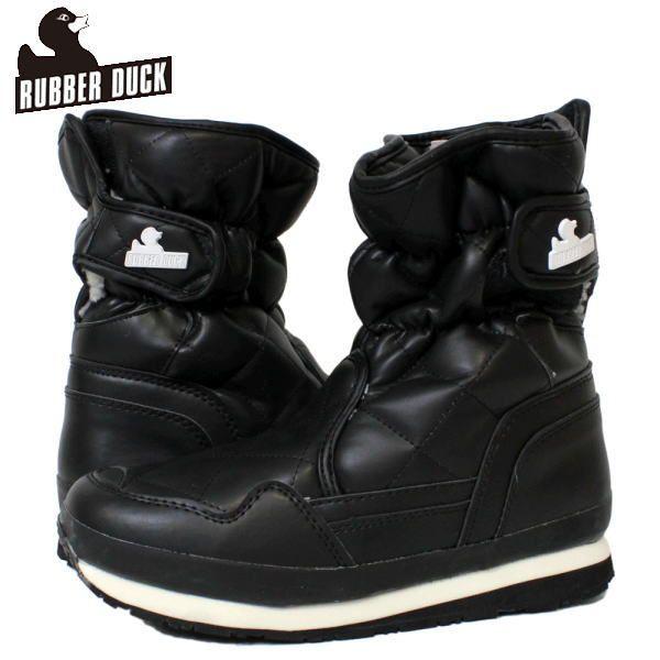 RUBBER DUCK (ラバーダック)　【レディース】 スノーブーツ　スポーティ スノー ジョガー キルテッド　Snow Joggers Quilted　(BLACK ブラック)　SSJQ-FWL｜ysk-style