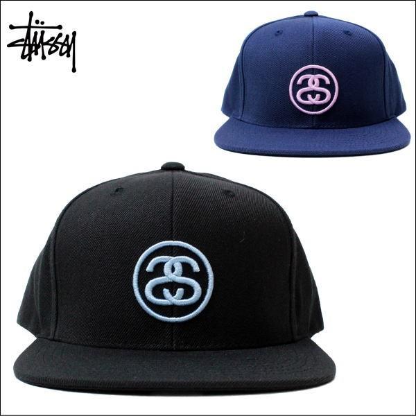 ステューシー キャップ　STUSSY (ステューシー)　ユニセックス 刺繍キャップ　SSリンク ロゴ 刺繍 キャップ 帽子 全2色　131760｜ysk-style