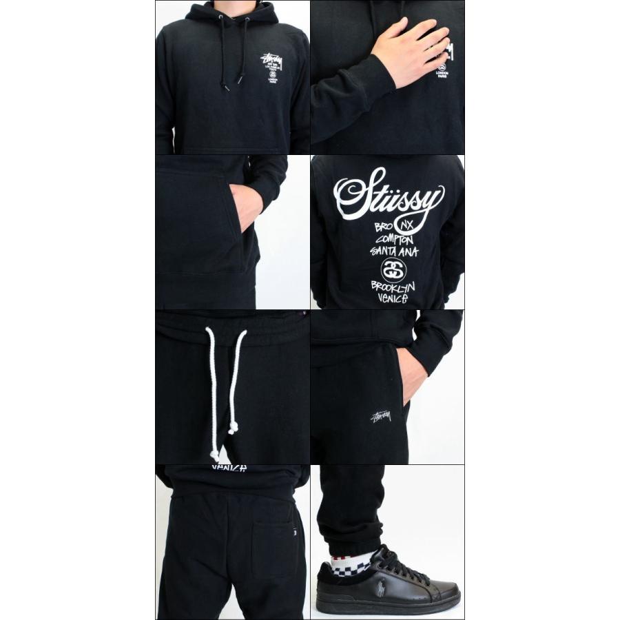 ステューシー 上下セット STUSSY (ステューシー) メンズ セットアップ スウェット 上下セット プルオーバー パーカー パンツ