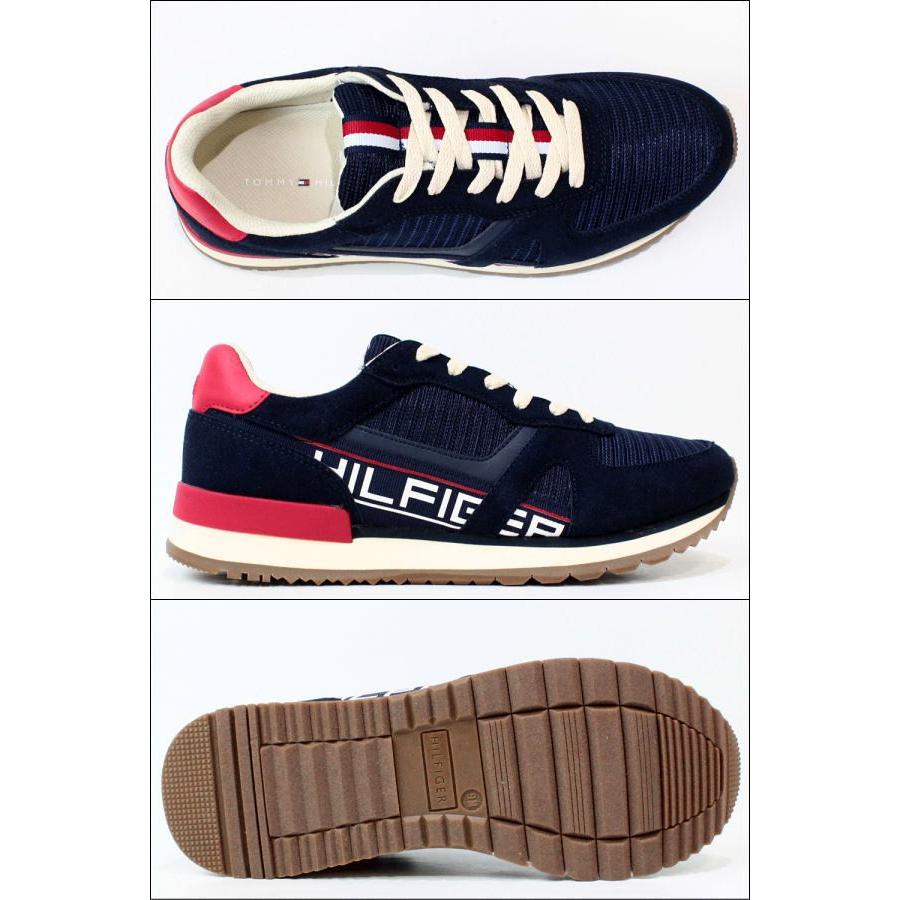 トミー スニーカー　TOMMY HILFIGER (トミーヒルフィガー)　メンズ メッシュスニーカー　スエード メッシュ スニーカー 靴 シューズ　ABIKO｜ysk-style｜03