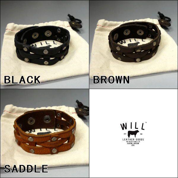 WILL LEATHER GOODS (ウィルレザーグッズ) レザーブレスレット RAILS 33742 will33742下着衣類